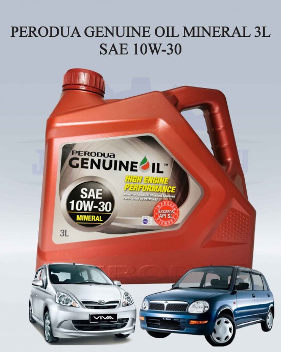 Perodua Mineral Engine Oil Original Sae W L Original